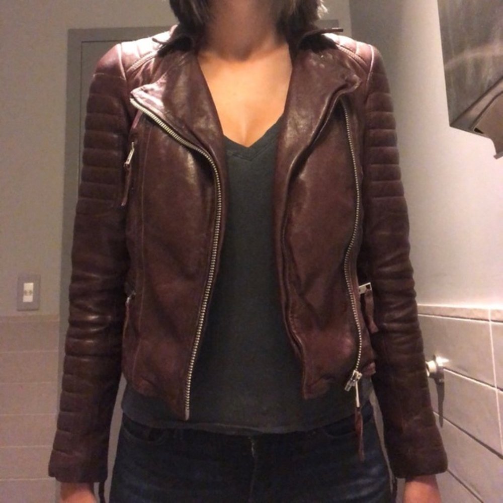 ALLSAINTS women's leather jacket